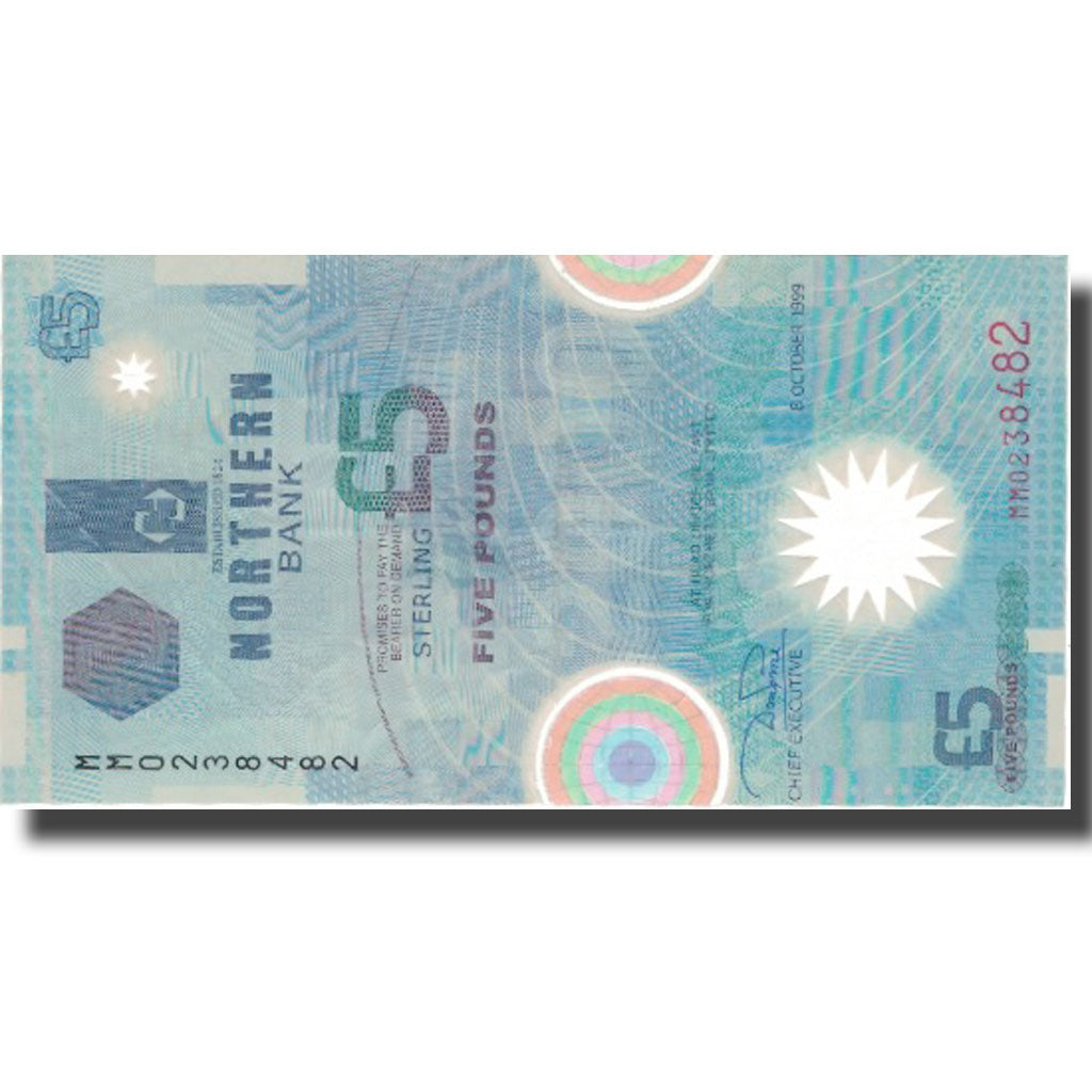 Banknote, Northern Ireland, 5 Pounds, 1999, 1999-10-8, KM:203a, AU(50-53)