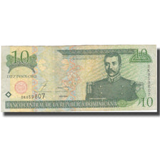 Banknote, Dominican Republic, 10 Pesos Oro, 2000, 2000, KM:159a, VF(30-35)