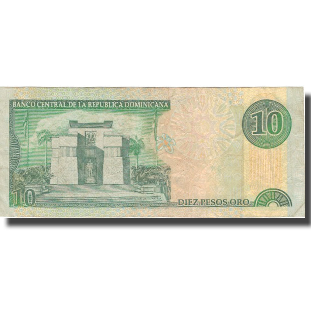 Banknote, Dominican Republic, 10 Pesos Oro, 2000, 2000, KM:159a, VF(30-35)