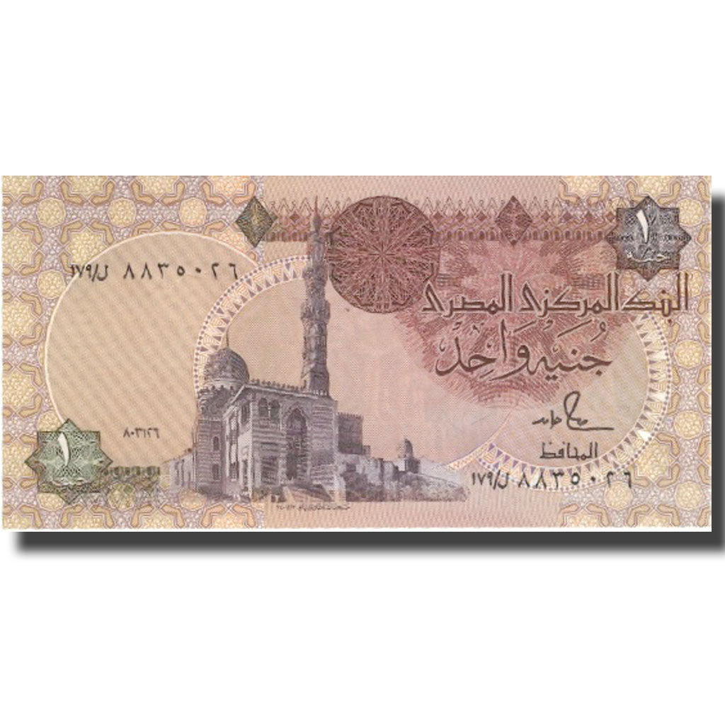 Banknote, Egypt, 1 Pound, KM:50d, UNC(65-70)