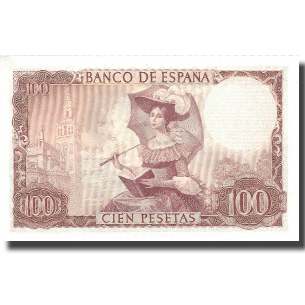 Banknote, Spain, 100 Pesetas, 1965, 1965-11-19, KM:150, UNC(65-70)