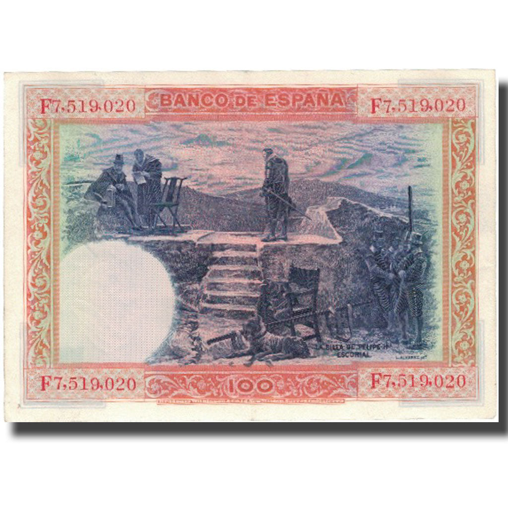 Billete, 100 Pesetas, 1925, España, 1925-07-01, KM:69c, MBC+