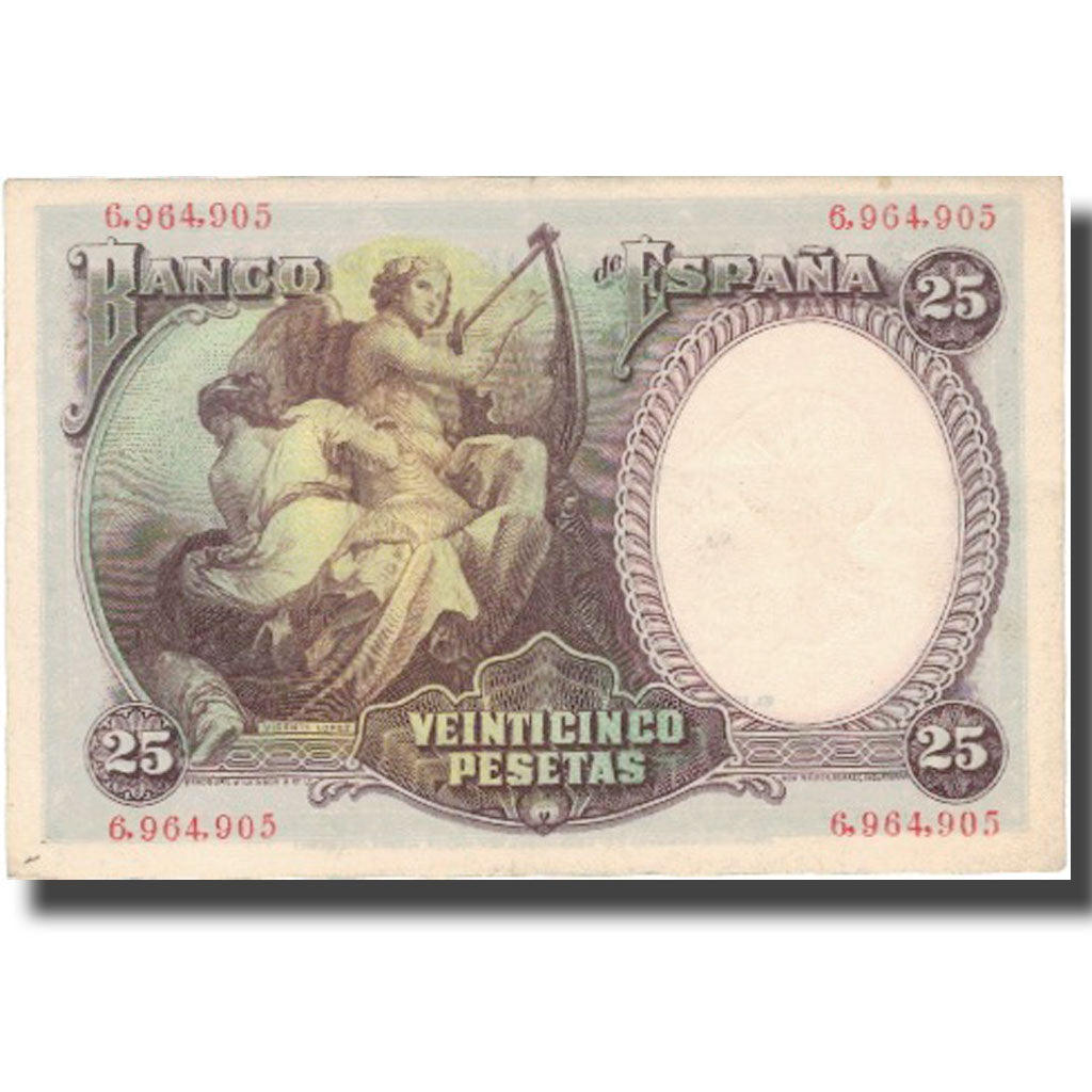 Banknote, Spain, 25 Pesetas, 1931, 1931-04-25, KM:81, VF(30-35)