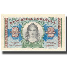 Banknote, Spain, 2 Pesetas, 1938, 1938, KM:95, UNC(65-70)