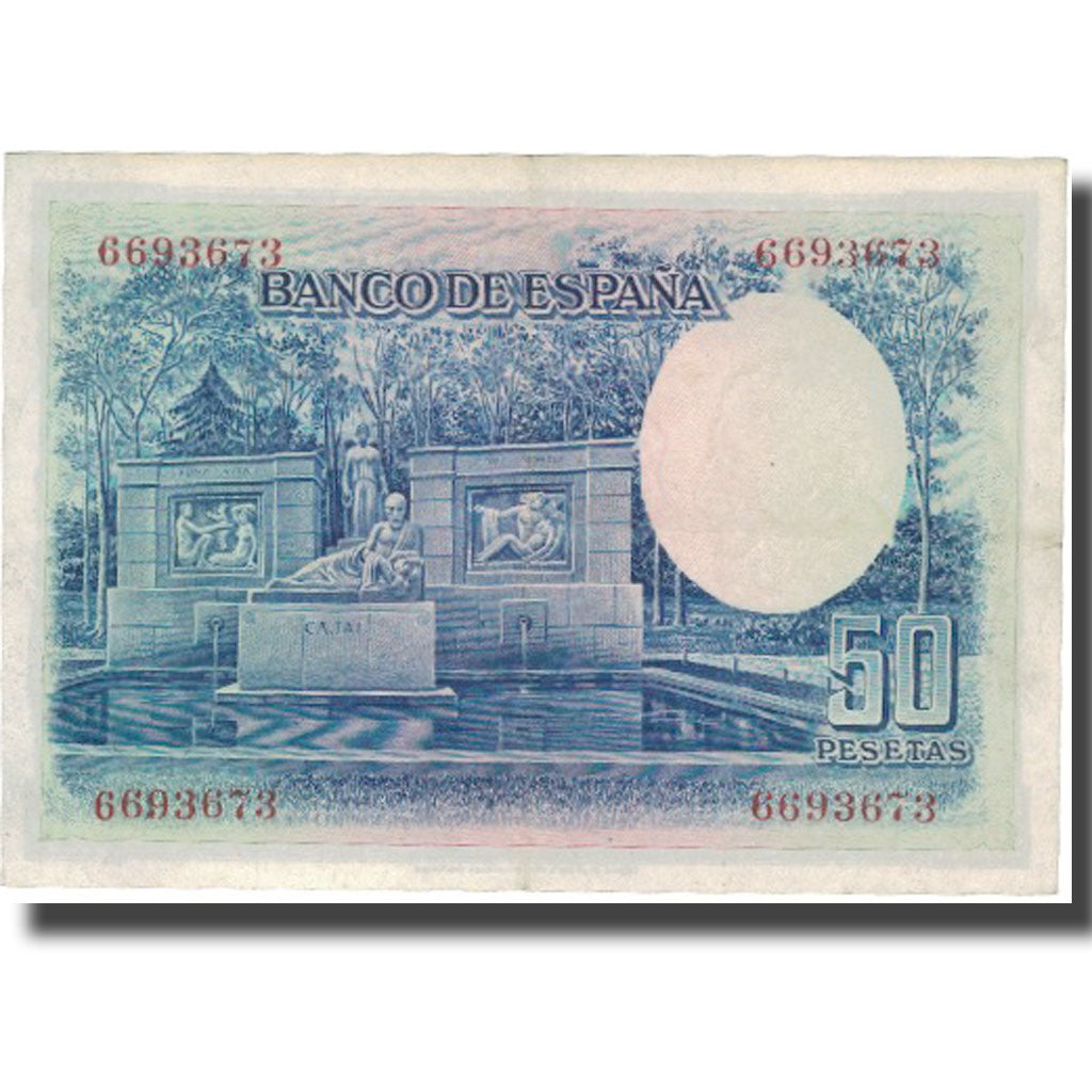 Geldschein, Spanien, 50 Pesetas, 1935, 1935-07-22, KM:88, VZ