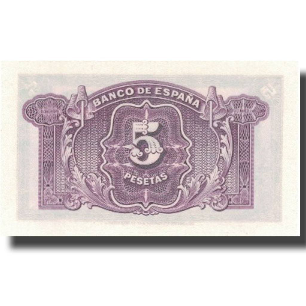 Banconote, Spagna, 5 Pesetas, 1935, 1935, KM:85a, SPL