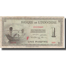 Banknote, FRENCH INDO-CHINA, 1 Piastre, undated (1945), KM:76c, VF(30-35)