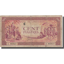 Banknote, FRENCH INDO-CHINA, 100 Piastres, Undated (1942-45), KM:66, VF(20-25)
