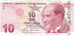 Geldschein, Türkei, 10 Lira, 1970, 1970-10-14, KM:223, VZ+