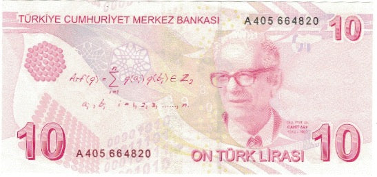 Banknote, Turkey, 10 Lira, 1970, 1970-10-14, KM:223, UNC(60-62)