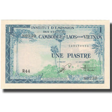 Billet, FRENCH INDO-CHINA, 1 Piastre = 1 Dong, Undated (1954), KM:105, SUP