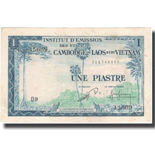 Billete, 1 Piastre = 1 Dong, Undated (1954), INDOCHINA FRANCESA, KM:105, MBC+