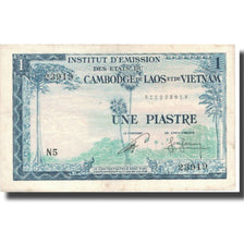 Banconote, INDOCINA FRANCESE, 1 Piastre = 1 Dong, Undated (1954), KM:105, BB+