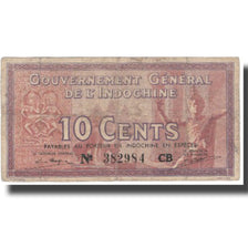 Banknote, FRENCH INDO-CHINA, 10 Cents, Undated (1939), KM:85d, VF(20-25)