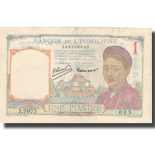 Banknote, FRENCH INDO-CHINA, 1 Piastre, Undated (1949), KM:54c, AU(50-53)