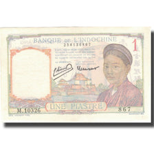Banconote, INDOCINA FRANCESE, 1 Piastre, Undated (1949), KM:54c, SPL-