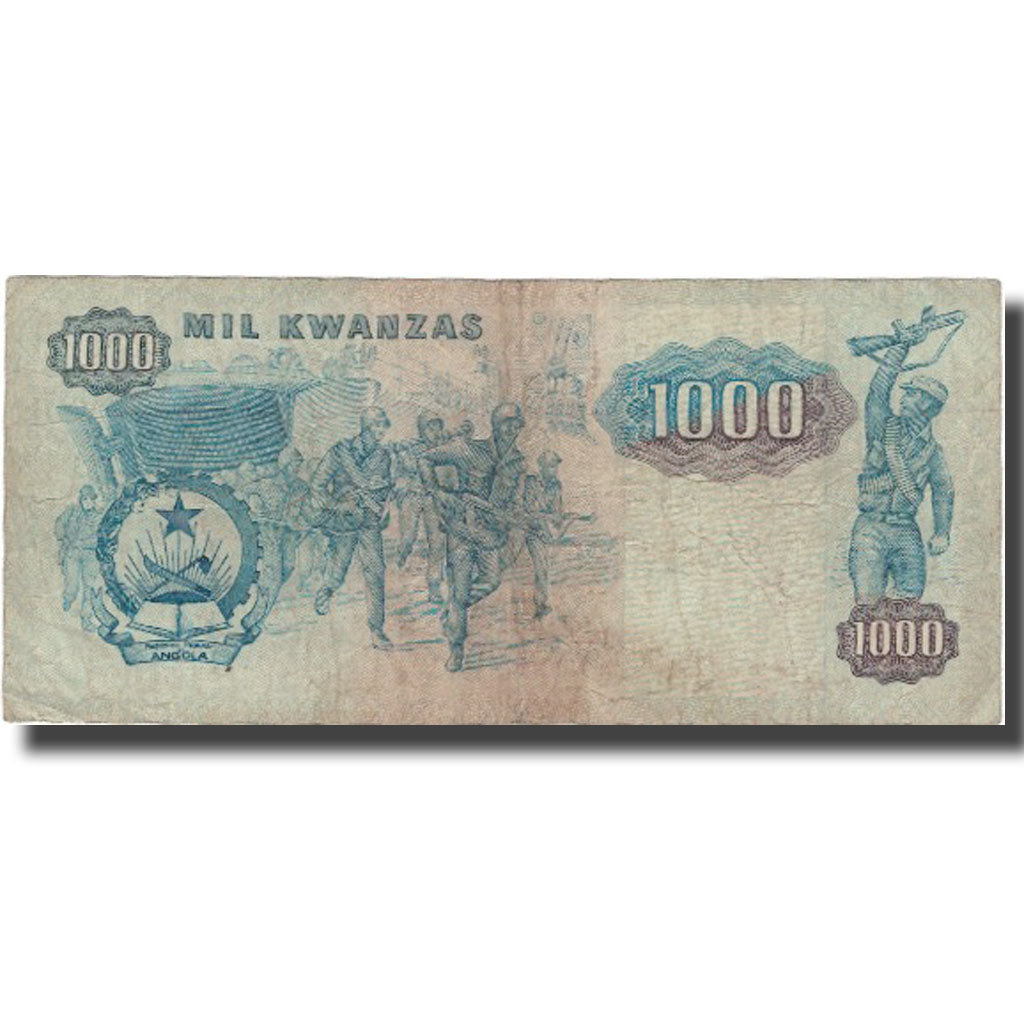 Banknote, Angola, 1000 Kwanzas, 1984, 1984-01-07, KM:121a, VF(30-35)