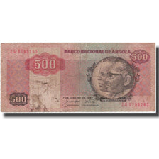 Banknot, Angola, 500 Kwanzas, 1984, 1984-01-07, KM:120A, F(12-15)
