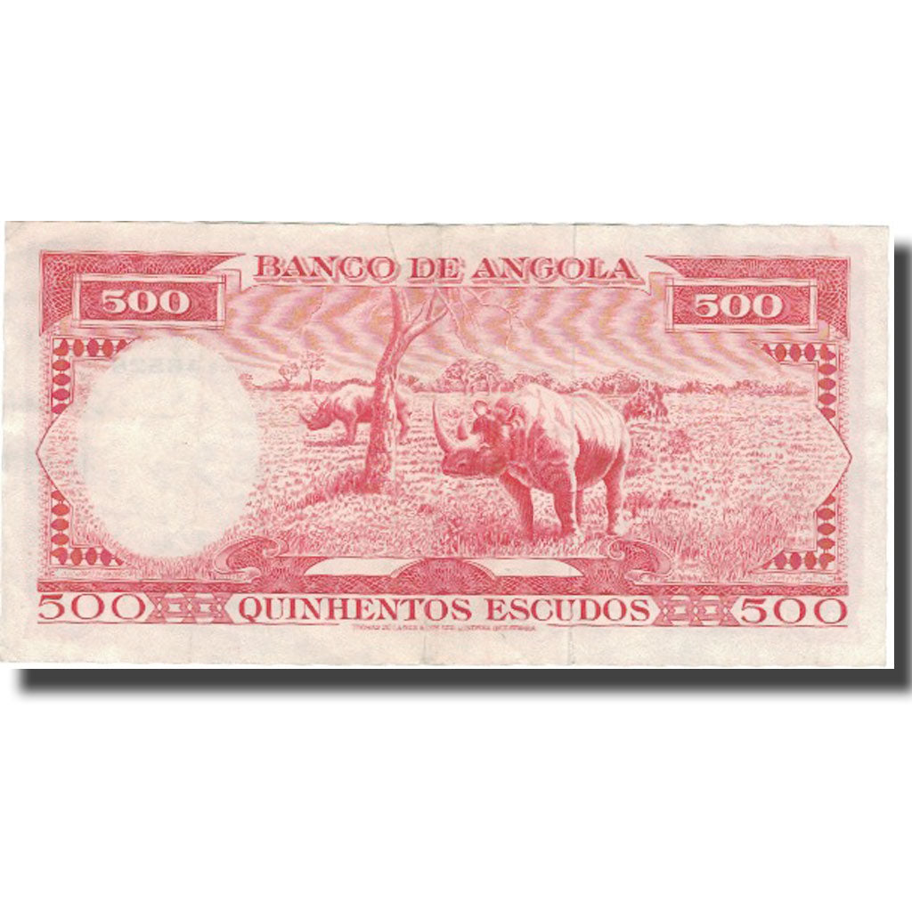 Billet, Angola, 500 Escudos, 1970, 1970-06-10, KM:97, TTB
