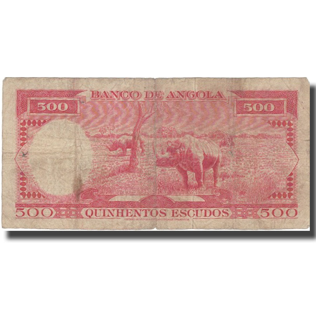 Banknote, Angola, 500 Escudos, 1970, 1970-06-10, KM:97, EF(40-45)