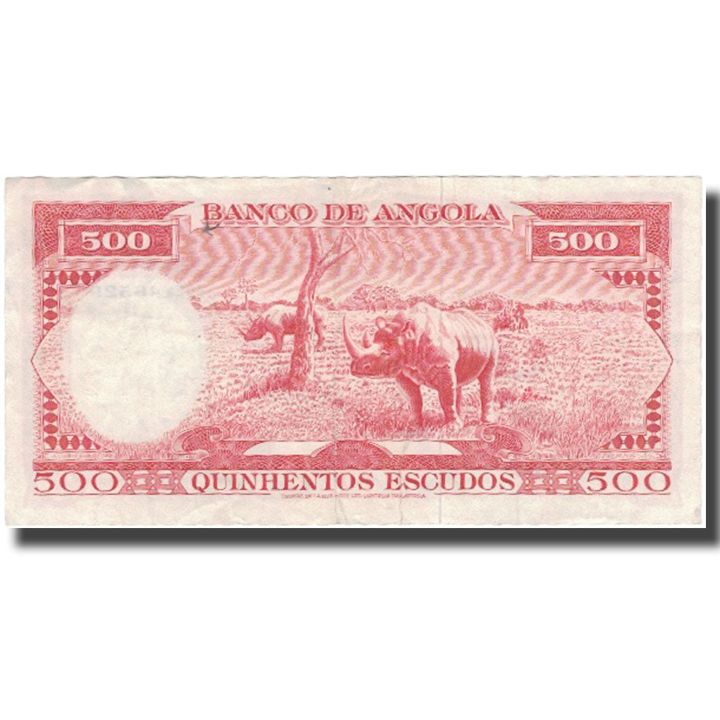 Banknote, Angola, 500 Escudos, 1970, 1970-06-10, KM:97, EF(40-45)