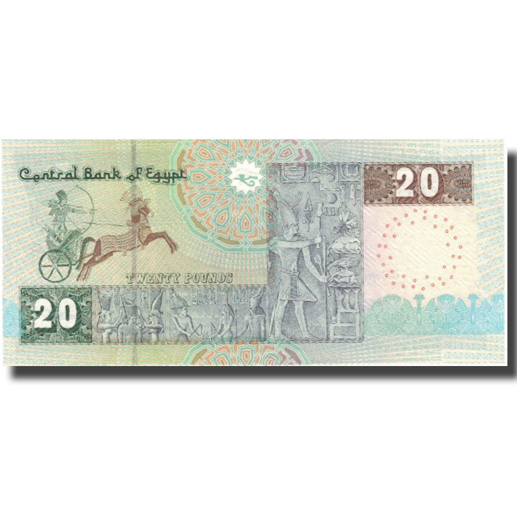 Banknote, Egypt, 20 Pounds, undated (1978-92), KM:52c, UNC(65-70)