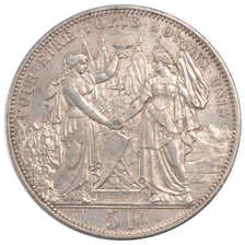 Switzerland, 5 Francs, 1876, KM #XS13, AU(55-58), Silver, 25.00