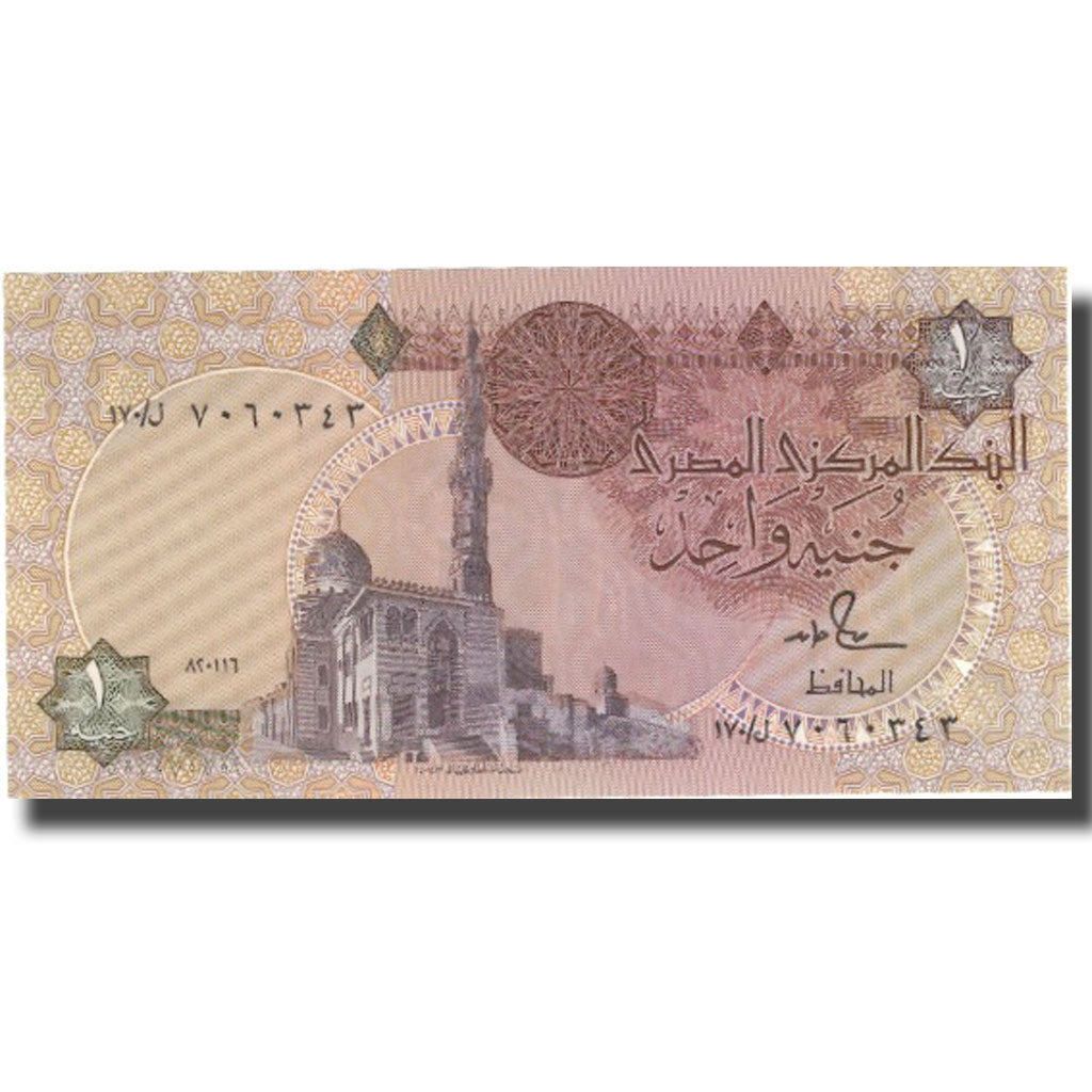 Banknote, Egypt, 1 Pound, 1992, 1992-06-01, KM:50d, UNC(63)