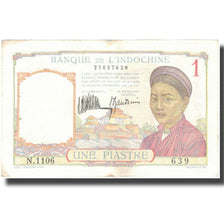 Billet, FRENCH INDO-CHINA, 1 Piastre, undated 1933, KM:54a, SUP