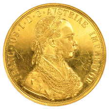 Autriche, François Joseph, 4 Ducats