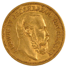 GERMAN STATES, 20 Mark, 1892, Berlin, KM #365, EF(40-45), Gold, 7.96