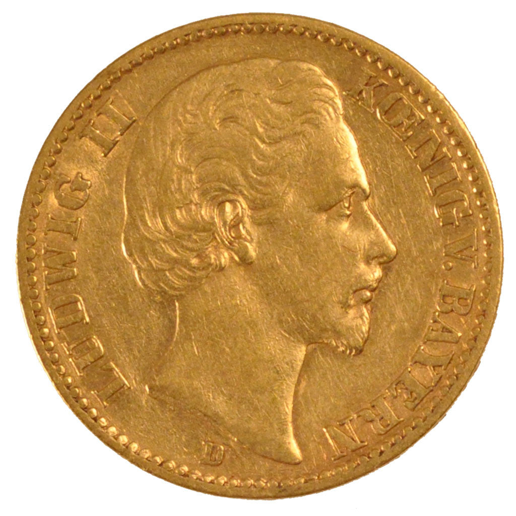 Allemagne, Bavière, Louis II, 20 Mark