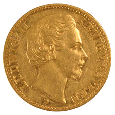 GERMAN STATES, 20 Mark, 1873, Munich, KM #894, EF(40-45), Gold, 7.97