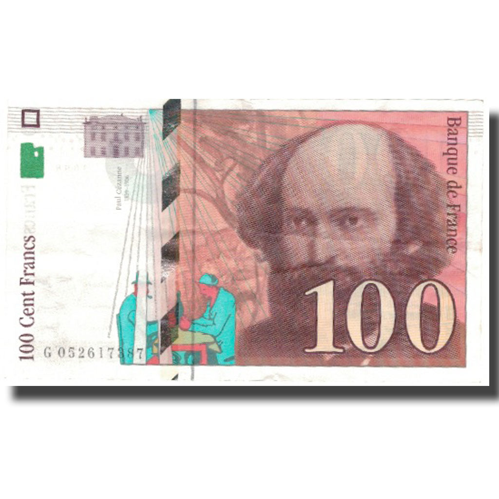 France, 100 Francs, 100 F 1997-1998 ''Cézanne'', 1998, 1998, EF(40-45)
