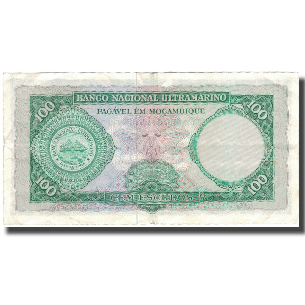 Banknote, Mozambique, 100 Escudos, KM:117a, EF(40-45)