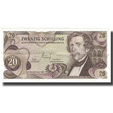 Banknote, Austria, 20 Schilling, 1967, 1967-07-02, KM:142a, UNC(60-62)