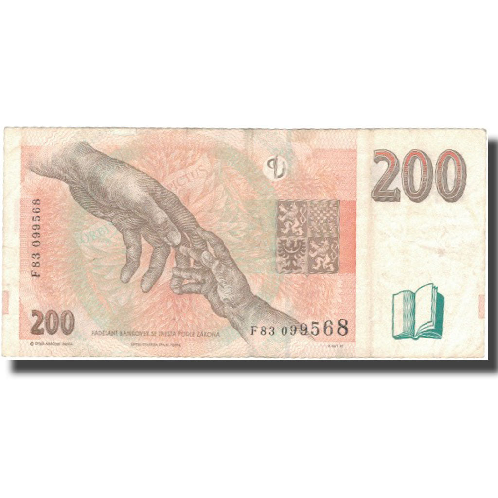 Banknote, Czech Republic, 200 Korun, 1998, 1998, KM:19, EF(40-45)