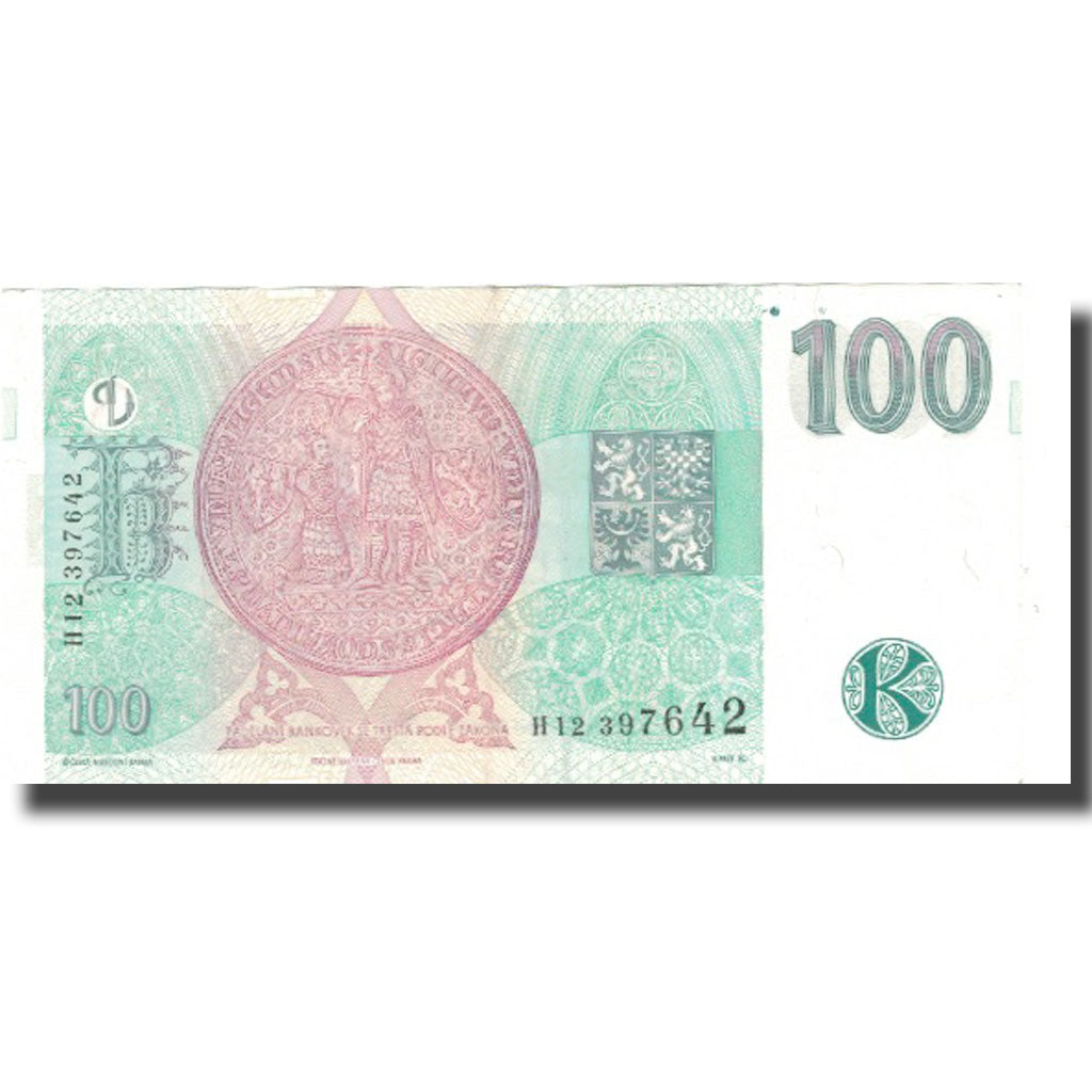 Banknote, Czech Republic, 100 Korun, 1997, 1997, KM:18, AU(55-58)