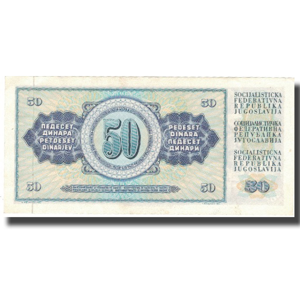 Billet, Yougoslavie, 50 Dinara, 1968, 1968-05-01, KM:89a, TTB