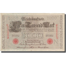 Banconote, Germania, 1000 Mark, 1910, 1910-01-21, KM:44b, MB+