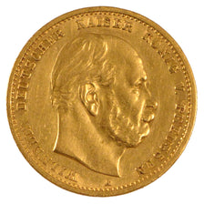 GERMAN STATES, 10 Mark, 1878, Berlin, KM #504, EF(40-45), Gold, 3.93