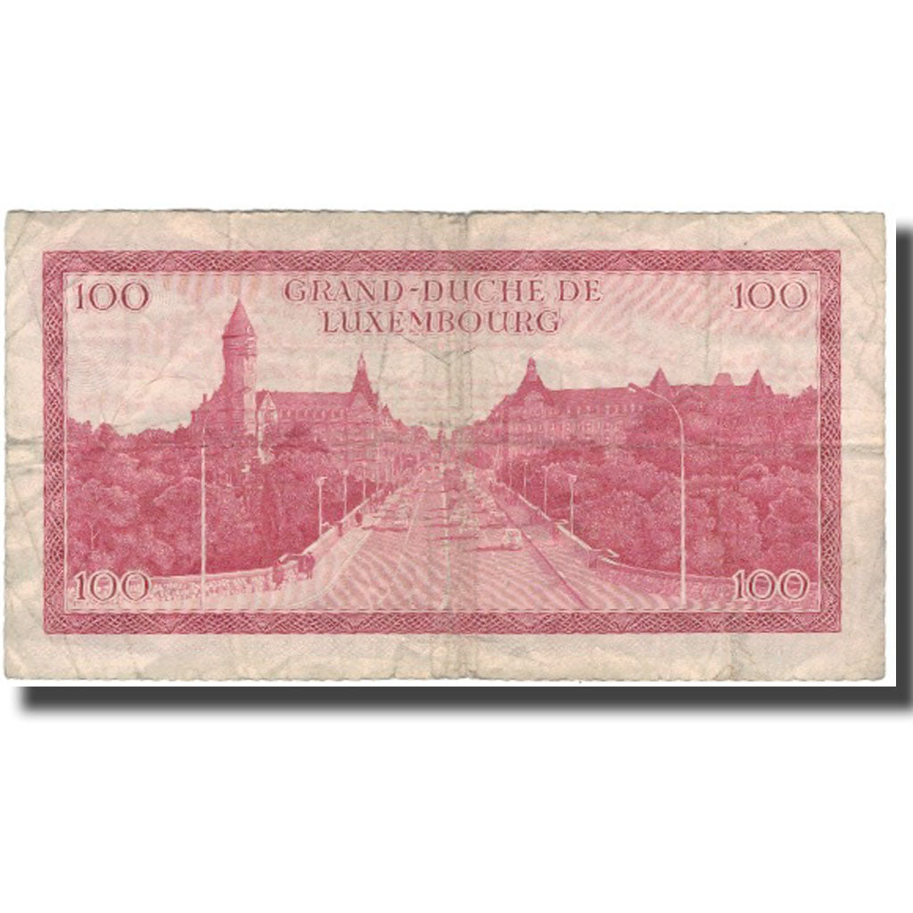Banknote, Luxembourg, 100 Francs, 1970, 1970-07-15, KM:56a, VF(20-25)