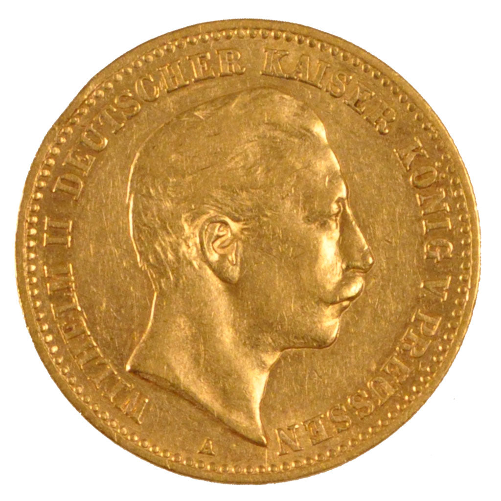 GERMAN STATES, 10 Mark, 1898, Berlin, KM #520, EF(40-45), Gold, 3.98
