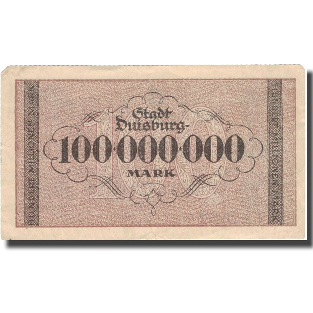 Banknote, Germany, 100 Millions Mark, N.D, 1923, 1923, AU(50-53)