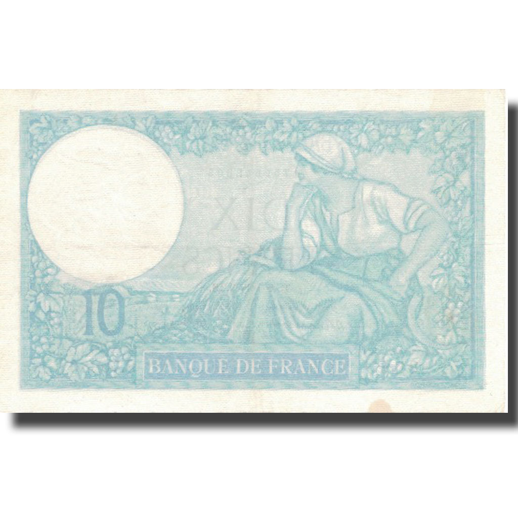 Francia, 10 Francs, 10 F 1916-1942 ''Minerve'', 1939, 1939-07-06, BB+