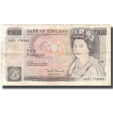 Banknote, Great Britain, 10 Pounds, Undated (1975-92), KM:379e, EF(40-45)