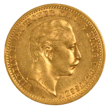 GERMAN STATES, 10 Mark, 1910, Berlin, KM #520, AU(55-58), Gold, 3.99