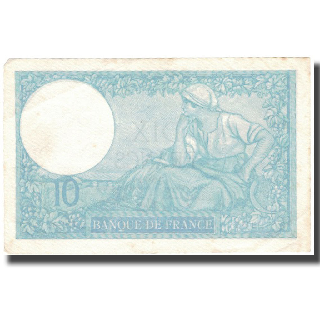 Frankreich, 10 Francs, 10 F 1916-1942 ''Minerve'', 1939, 1939-07-06, SS+, KM:84