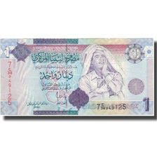 Biljet, Libië, 1 Dinar, Undated (2004), KM:68a, TTB