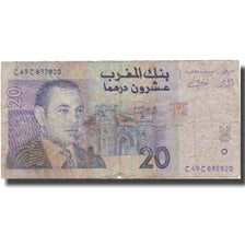 Geldschein, Marokko, 20 Dirhams, 2005, 2005, KM:68, S